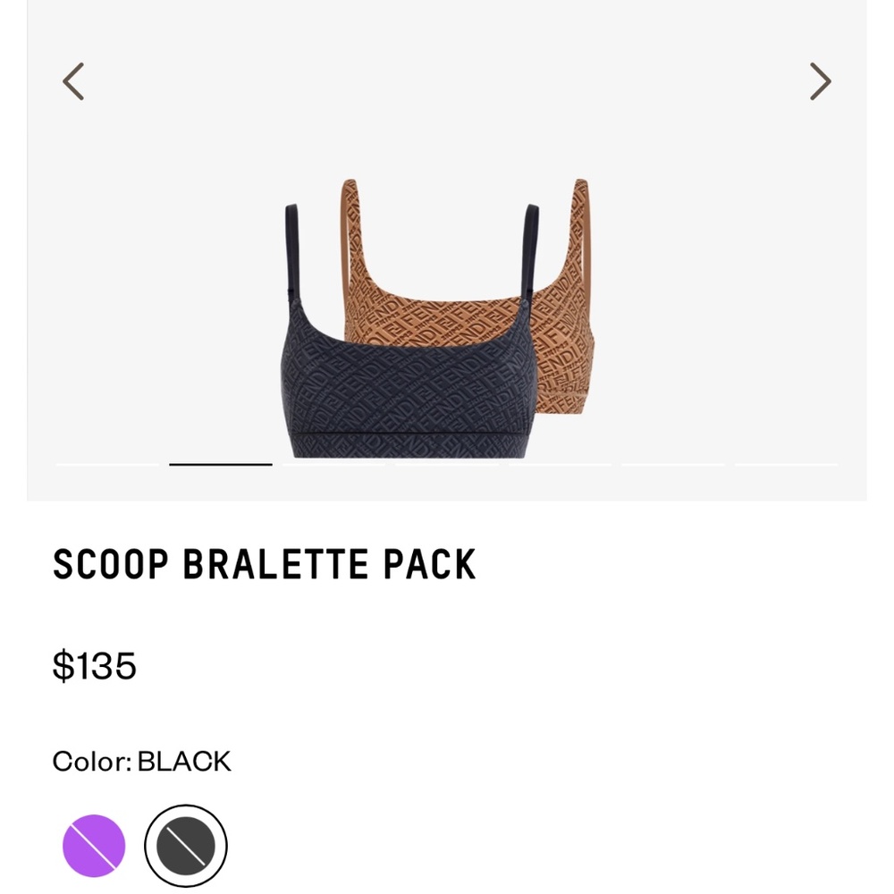 FENDI x SKIMS Scoop Bralette Pack - Large